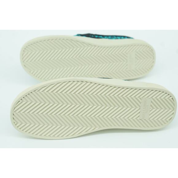 Saint Laurent YSL Womens Venice Low Top Slip On Flat Sneakers SZ 37.5 print $575 - Picture 7 of 11